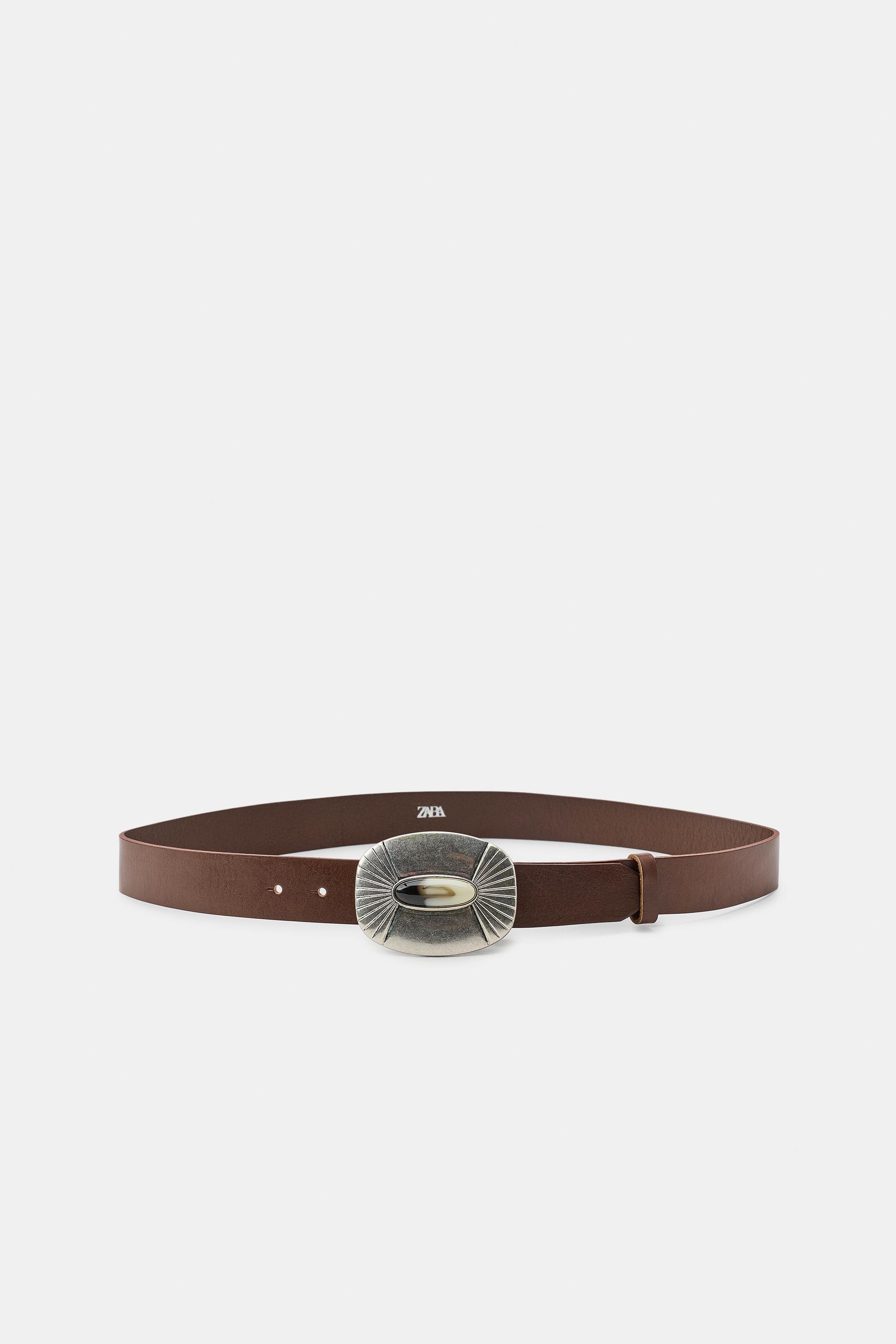 100% LEATHER COWBOY BELT